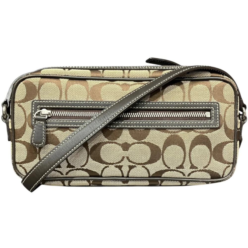 Coach COACH Shoulder Bag Signature Canvas 6616